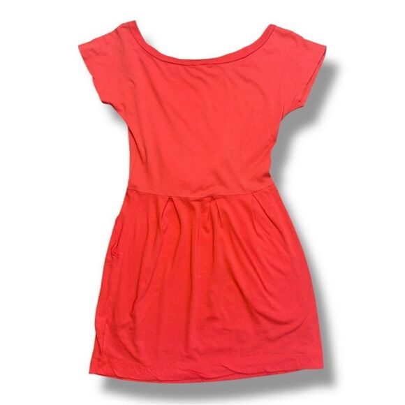 Silence + Noise Orange- Red Dolman Sleeve Mini Sundress Sz S - Picture 5 of 12